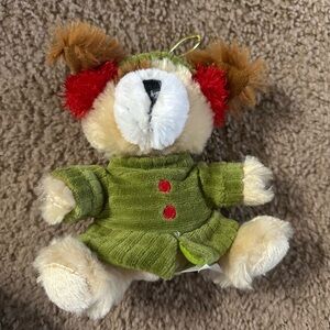 Vintage Holiday Plush Ornament